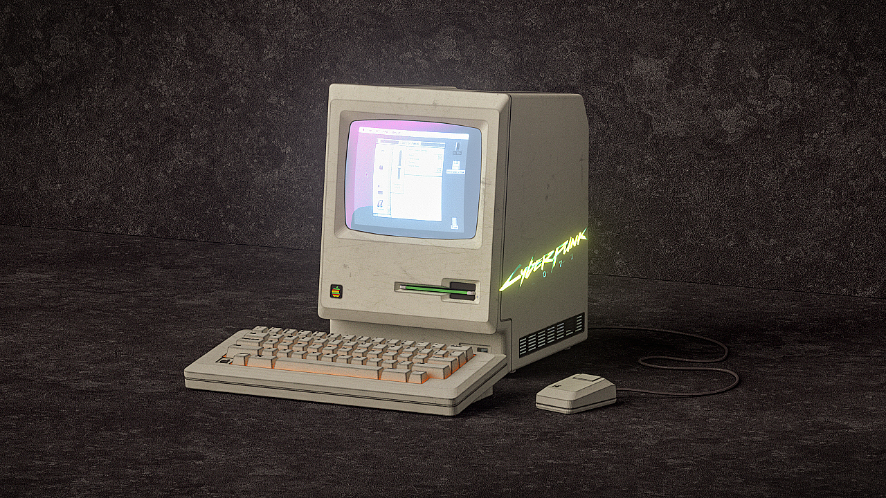 破旧电脑节点编辑器