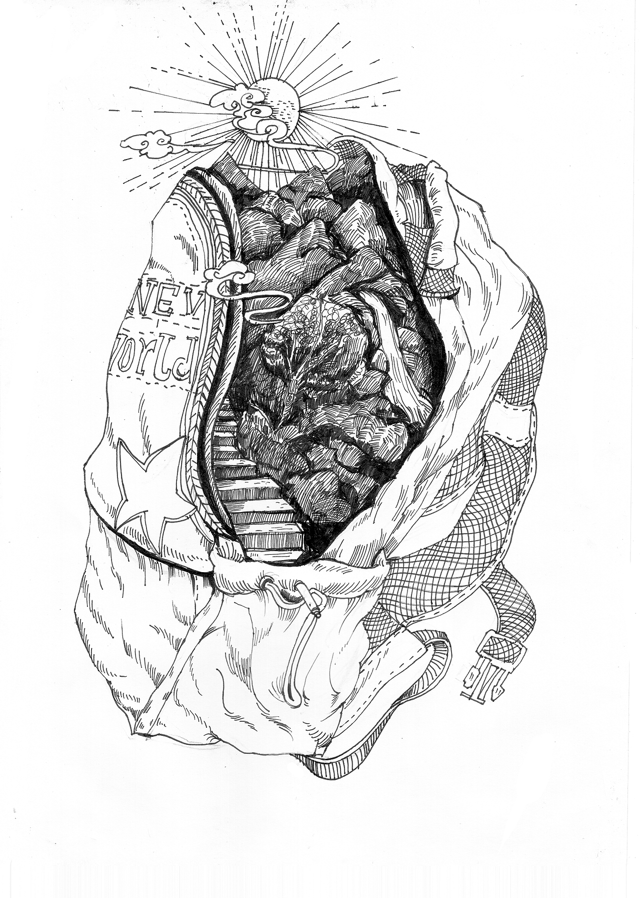 钢笔画（图ZMTQ1ODcwMjU2） - 绘画 - 站酷设计师羭烛Aziz原创素材 - 站酷ZCOOL