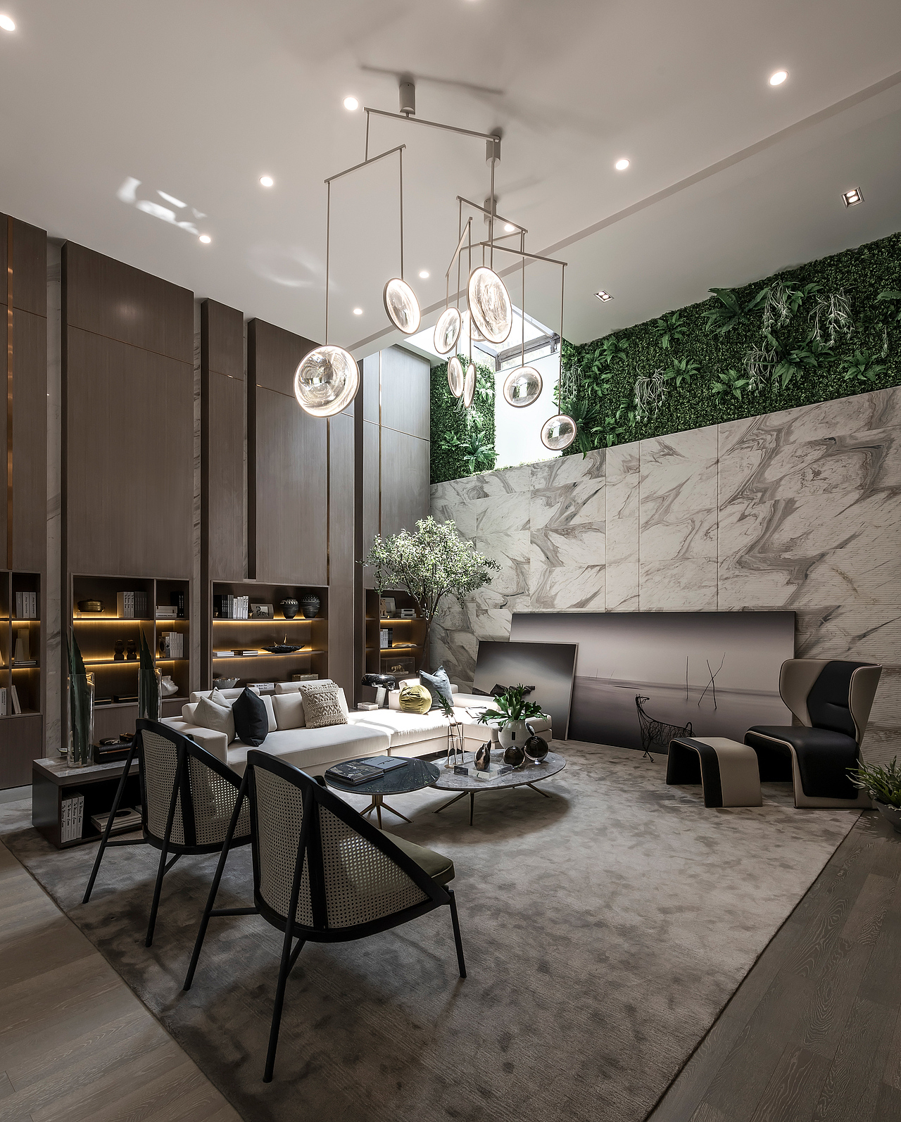 MOD墨设设计丨旭辉银盛泰临沂公元锦里底复复式别墅