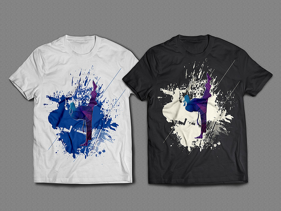 几件T恤图案设计