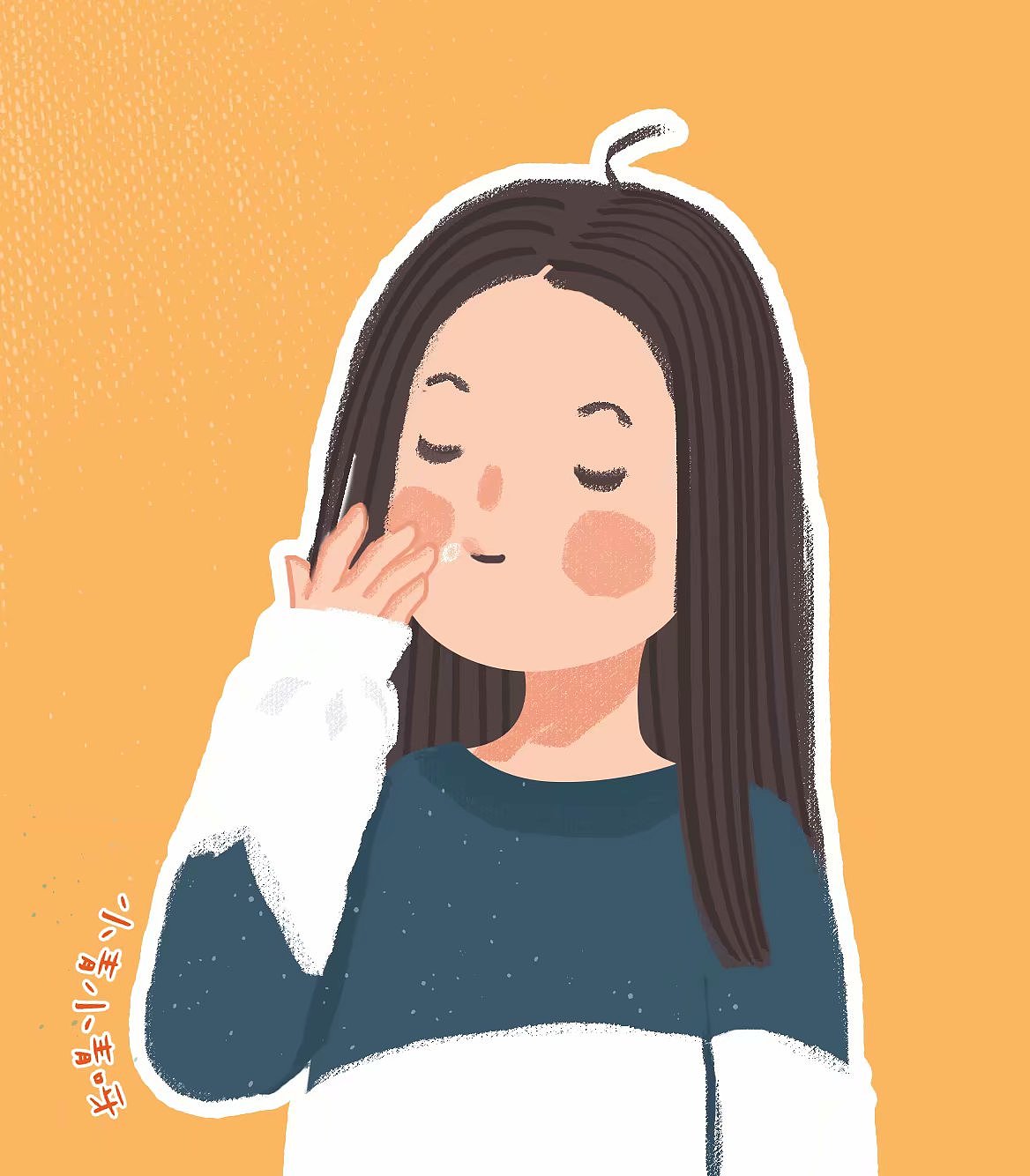 3-9月矢量風(fēng)格人物練習(xí)（圖ZMTI3OTI0MzQw） - 創(chuàng)作習(xí)作 - 站酷設(shè)計(jì)師小青小青呀原創(chuàng)素材 - 站酷ZCOOL