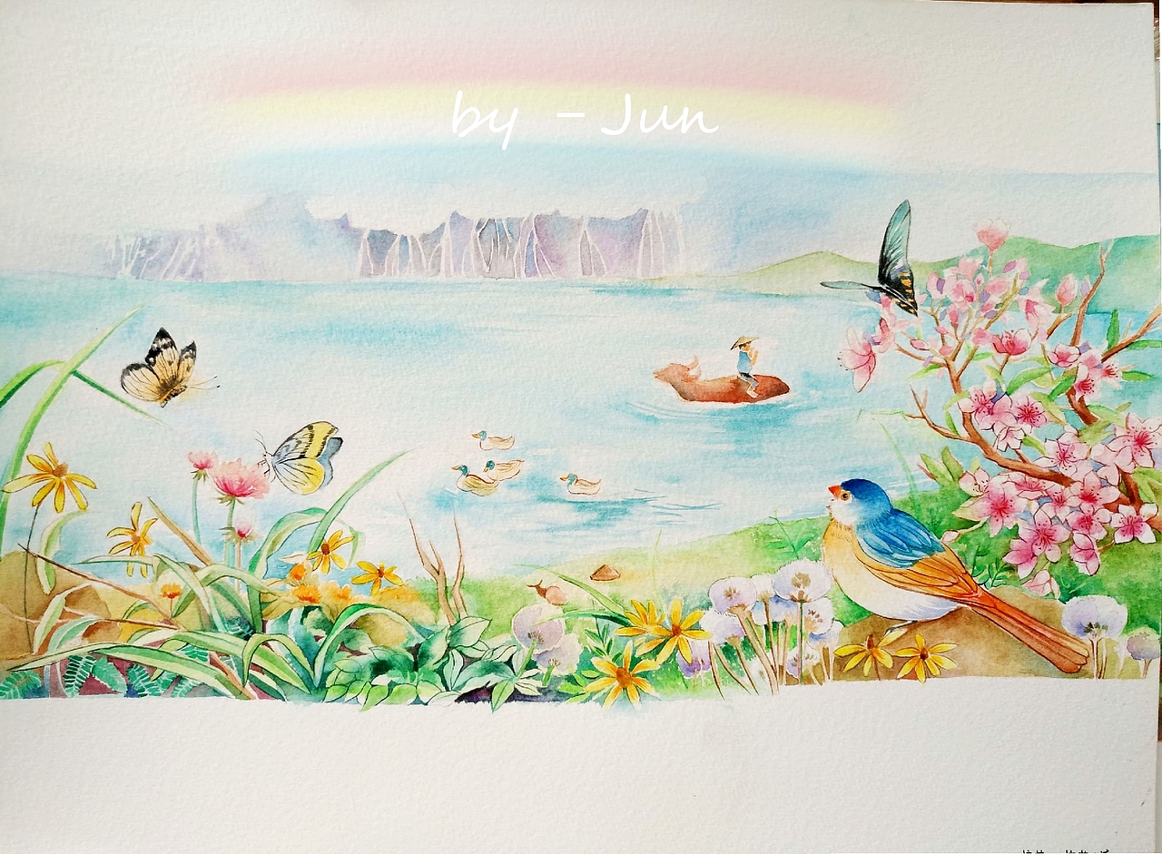 写给儿童的二十四节气,水彩篇