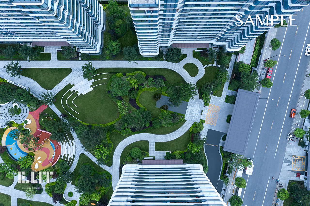 E.LIT拍摄 | 地产景观-杭州-阳光城（图ZMjY3NjYzNDg4） - 环境/建筑摄影 - 站酷设计师ELIT建筑影像原创素材 - 站酷ZCOOL