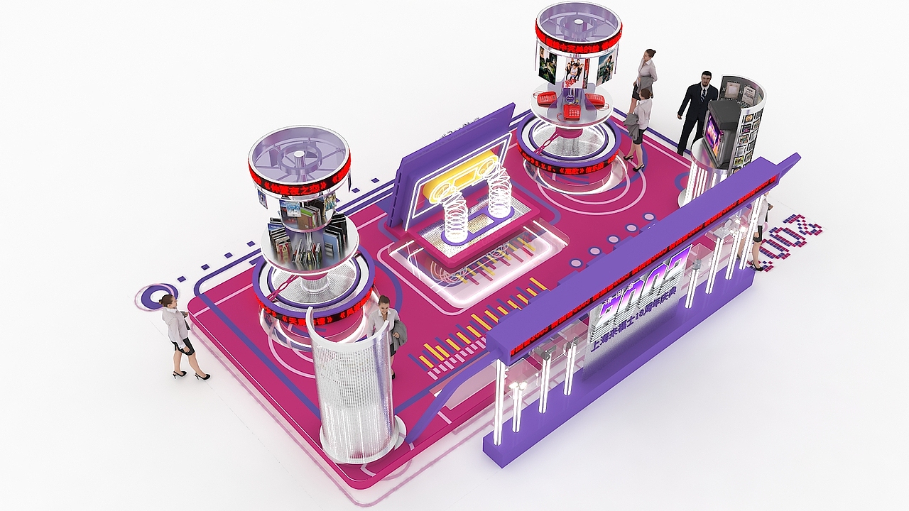 上海来福士18周年庆“请回答，2003”Y2K主题美陈设计（图ZMjc4NjAzMjMy） - 场景 - 站酷设计师次第Fa开原创素材 - 站酷ZCOOL