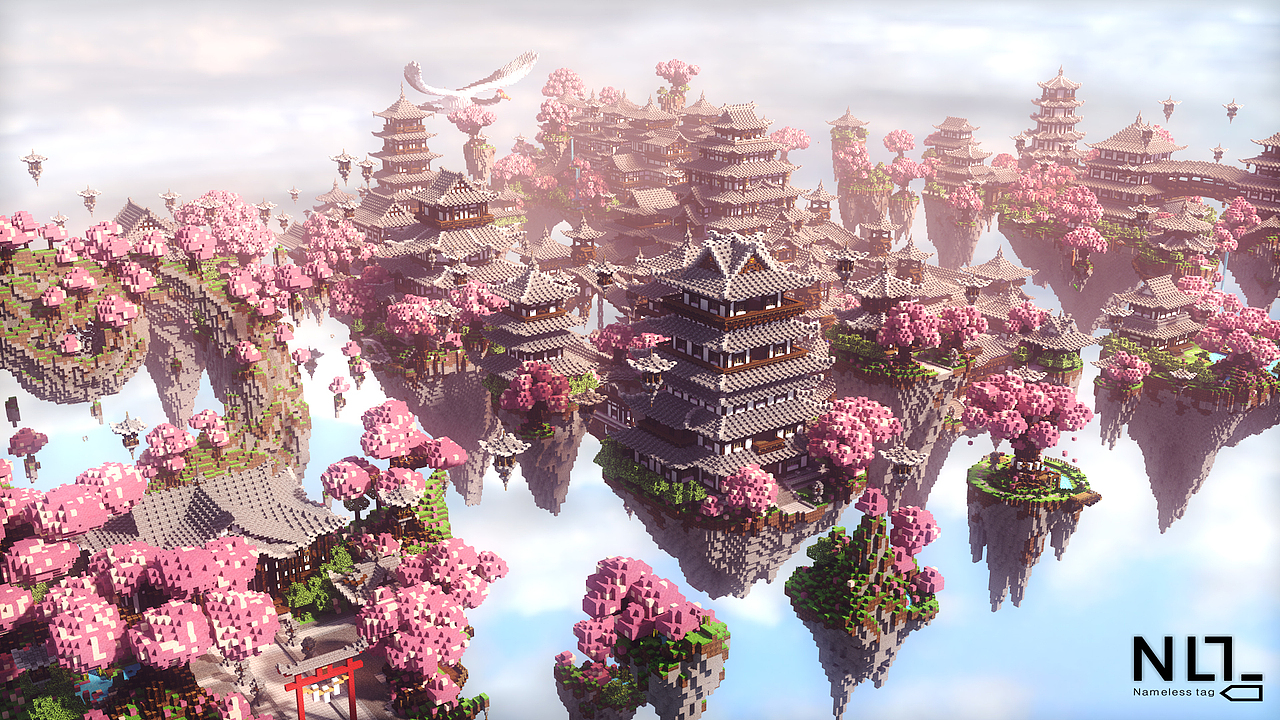 體素-C4D渲染超大型东亚幻想场景系列—by NamelessTag