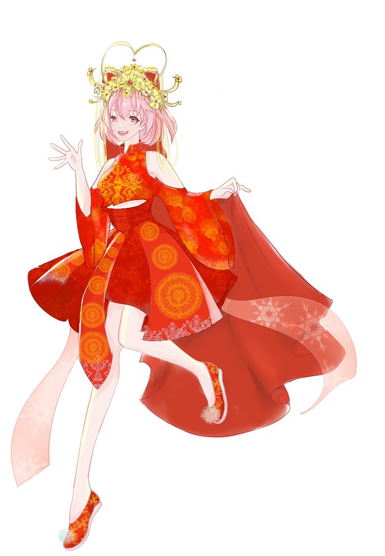 花嫁（圖ZMTk2NjI4ODQ0） - IP形象 - 站酷設(shè)計(jì)師語(yǔ)雪森原創(chuàng)素材 - 站酷ZCOOL