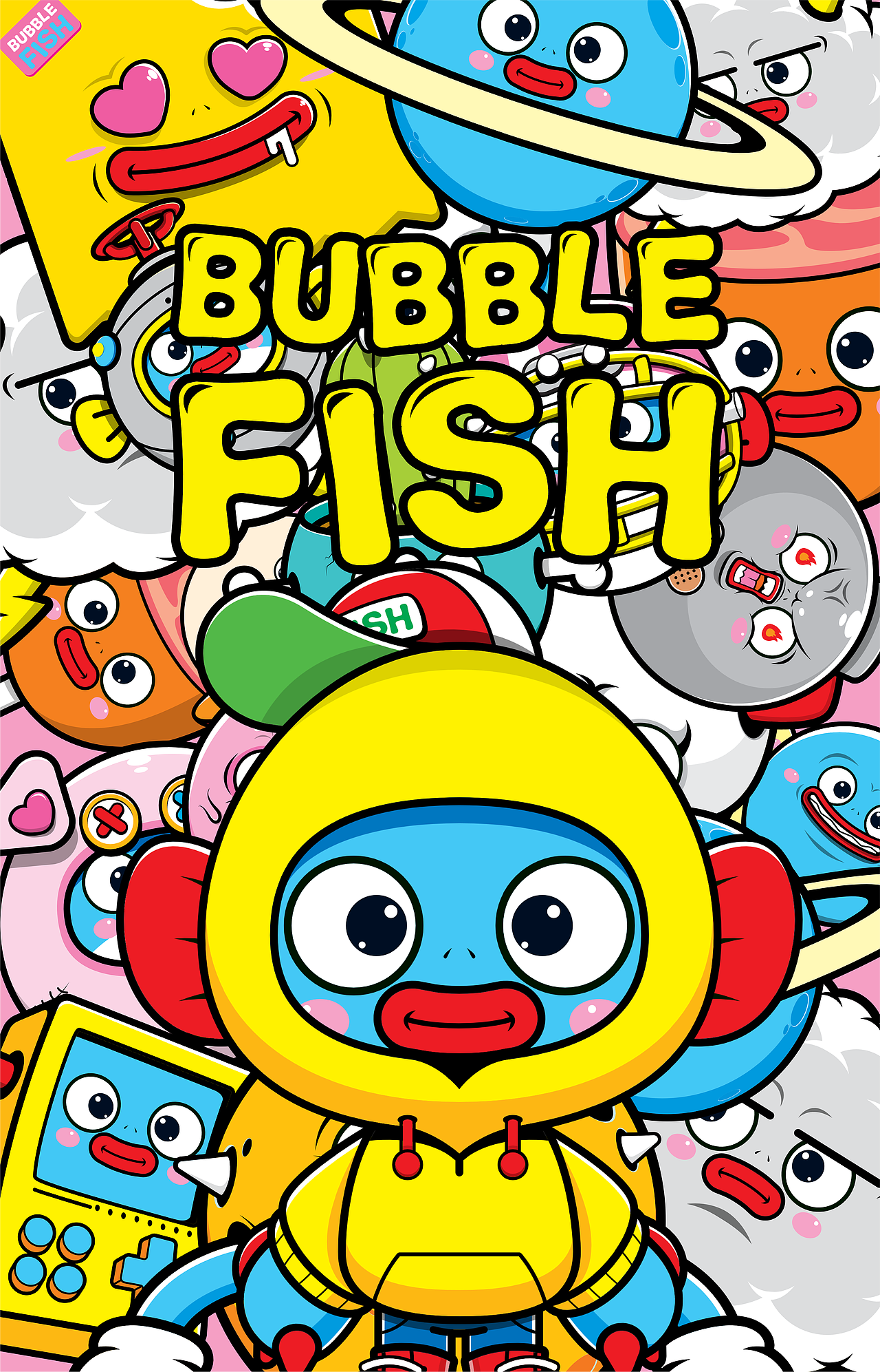 泡泡鱼仔卡通形象