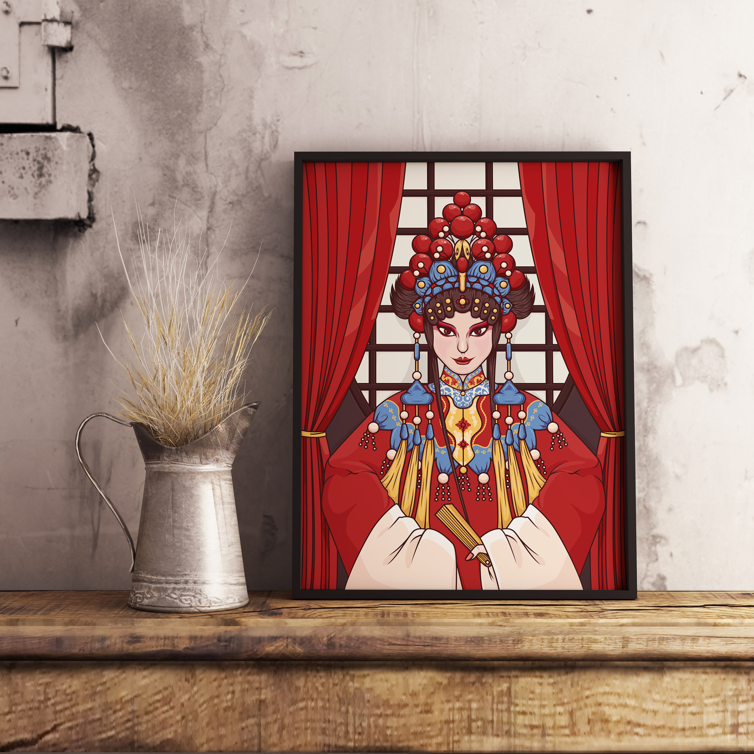 戏子|插画|创作习作|慢蜗牛 - 原创作品 - 站酷 (zcool)