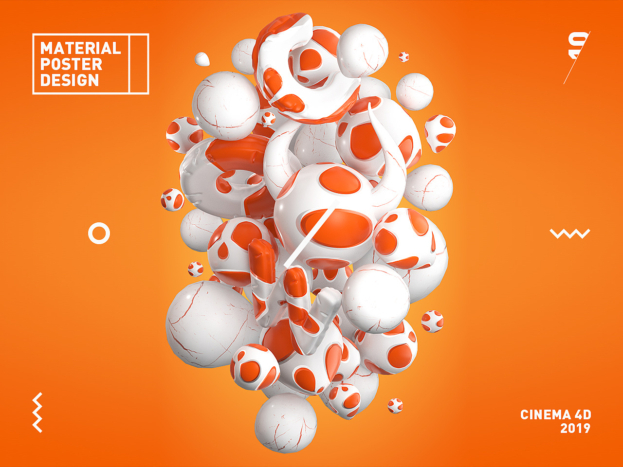 C4D 5月材质练图-汇总（图ZMTYyMDcyMzMy） - 其他三维 - 站酷设计师ye筑一原创素材 - 站酷ZCOOL