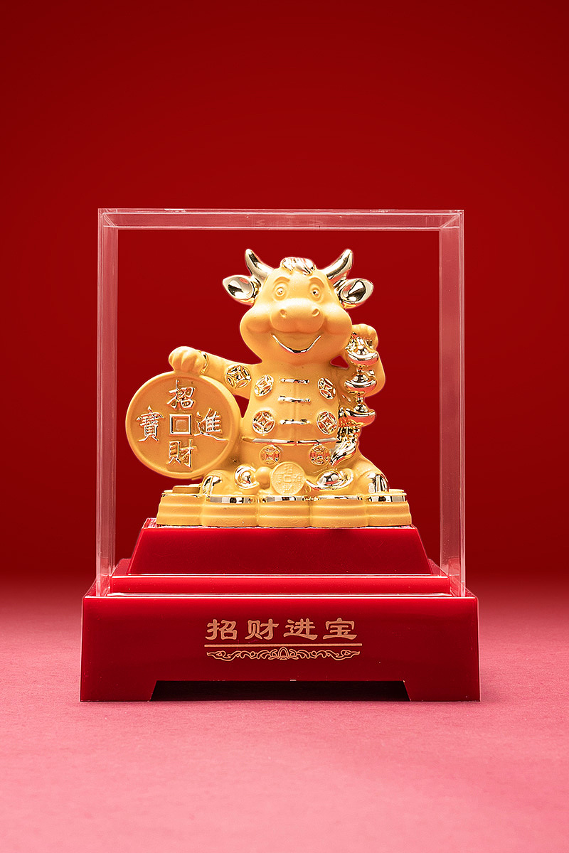 产品摄影-沙金摆件