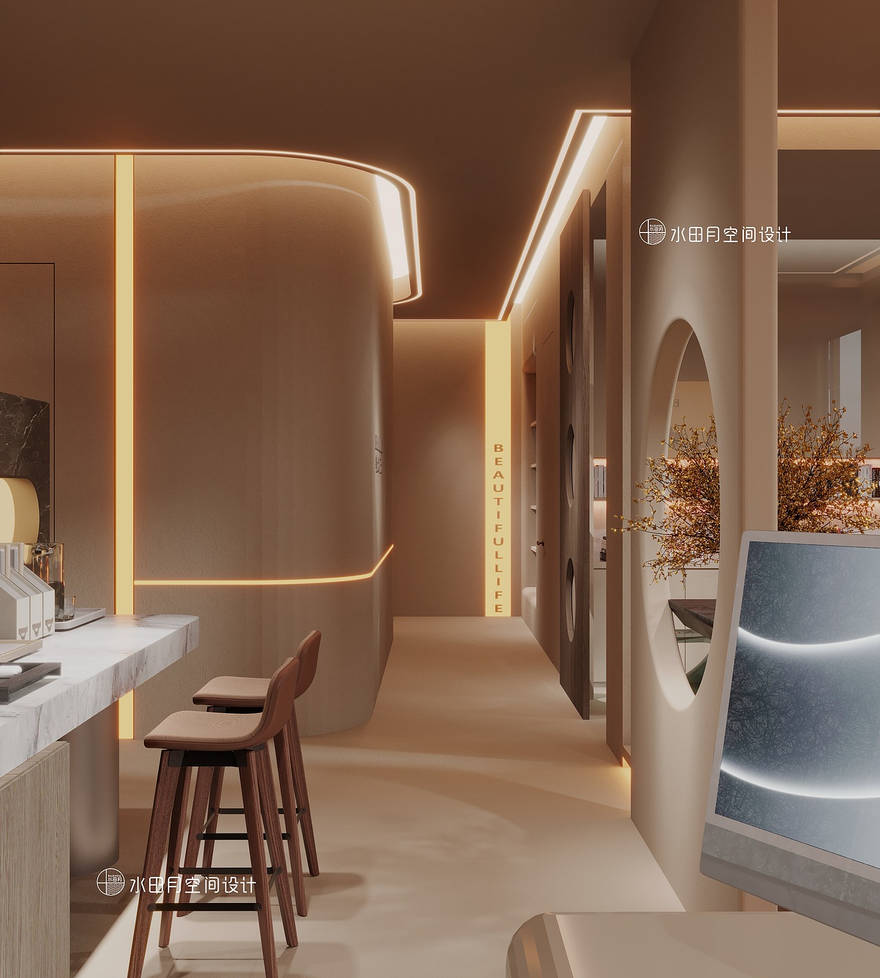 简约并不简单的美容院皮肤管理会所应该如何设计？（图ZMzY0NDQ0NDky） - 商业空间设计 - 站酷设计师木村空间美学原创素材 - 站酷ZCOOL