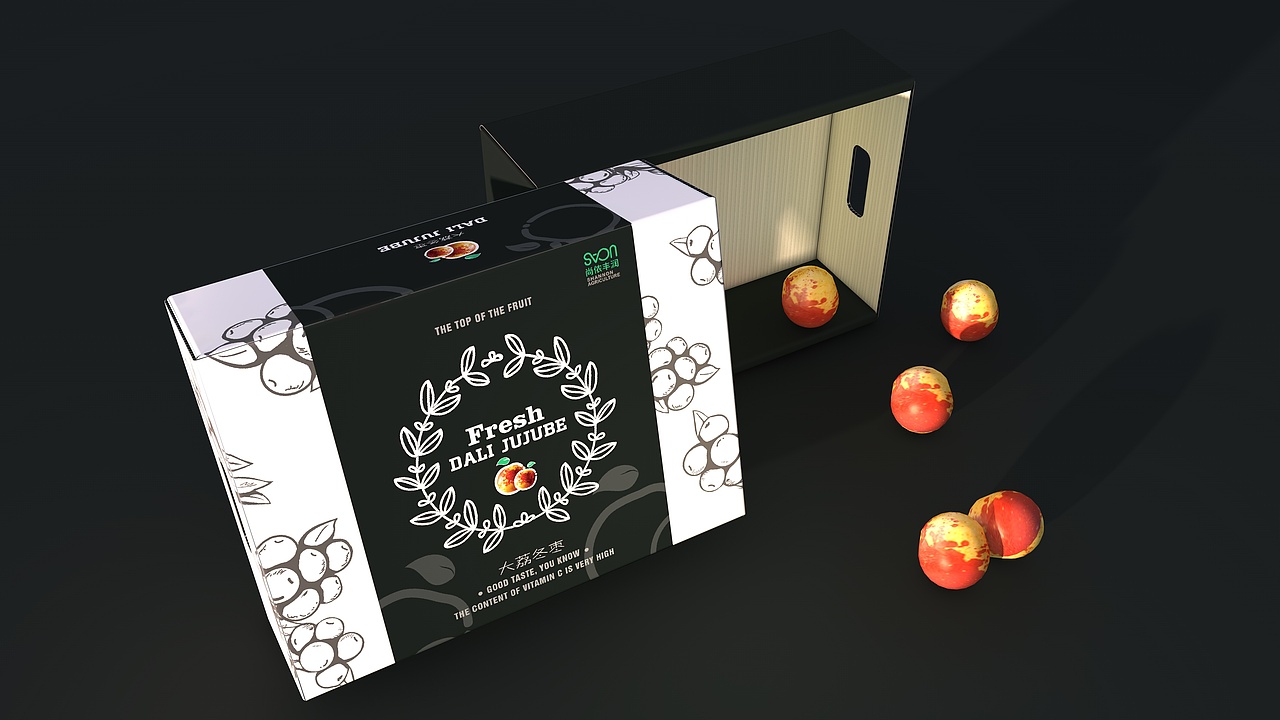 水果包装（大荔冬枣）（图ZMTQ3MTI1MDU2） - 包装 - 站酷设计师Super黄原创素材 - 站酷ZCOOL