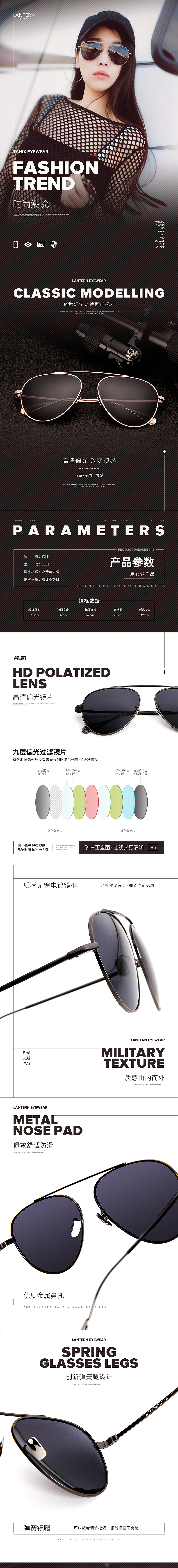 太阳镜套版模版（图ZNzc3MjI0MjA=） - 电商 - 站酷设计师LickyCN原创素材 - 站酷ZCOOL