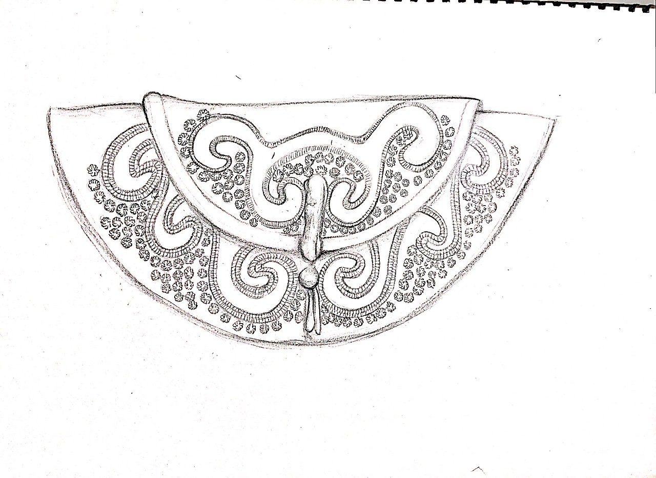 黔东南写生苗绣线条临摹