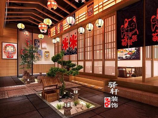 【西餐厅装修设计】合肥日本料理店装修设计效果分享