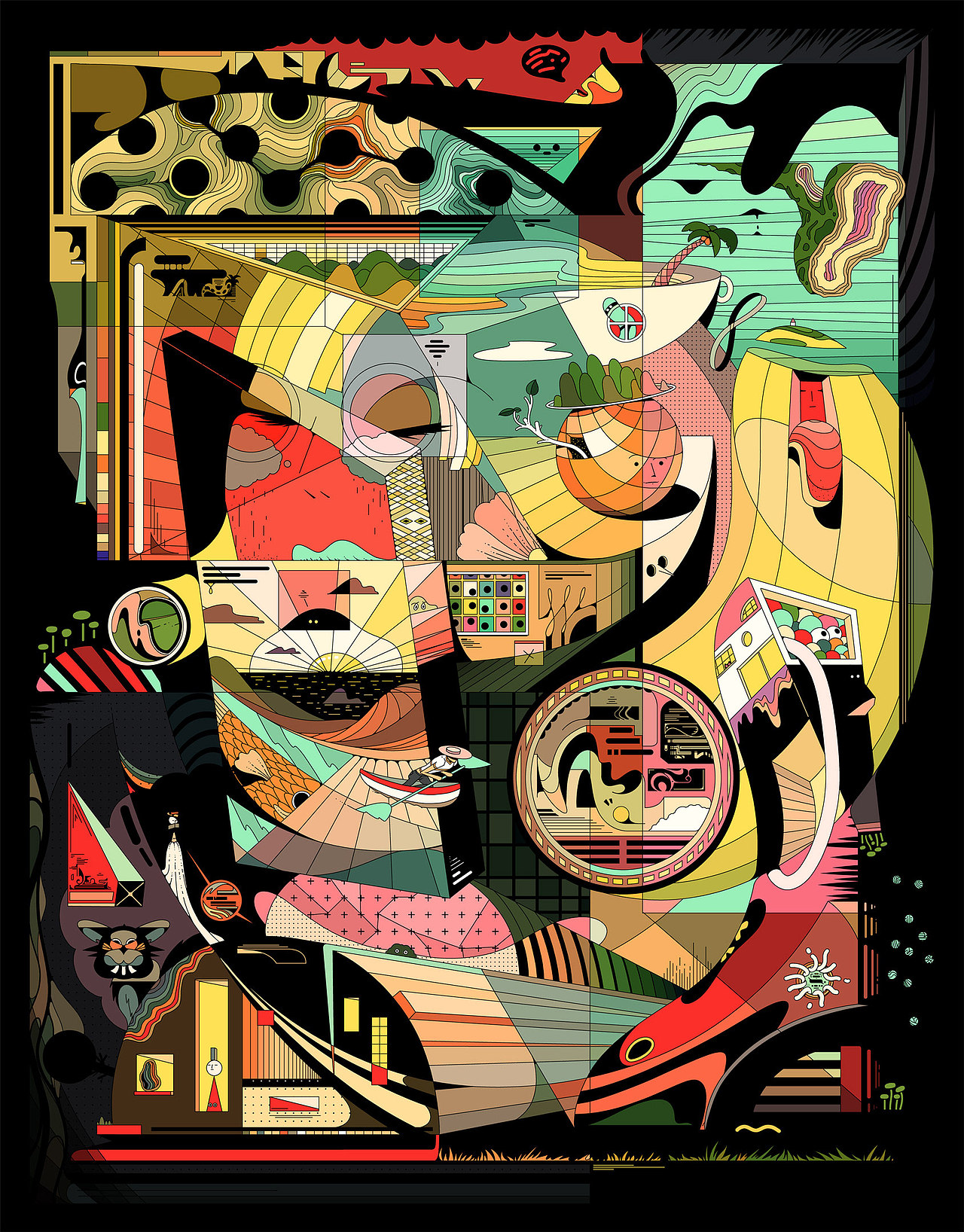 设计分享/ Gibberish Dark Mode (And one light)