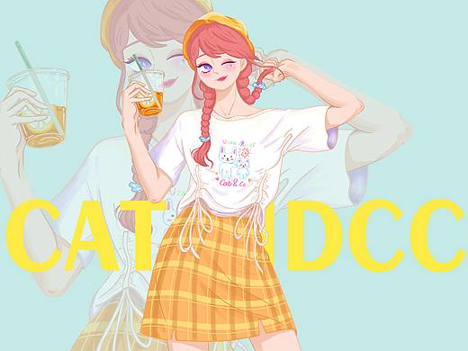 原创 |  夏日甜美风少女插画