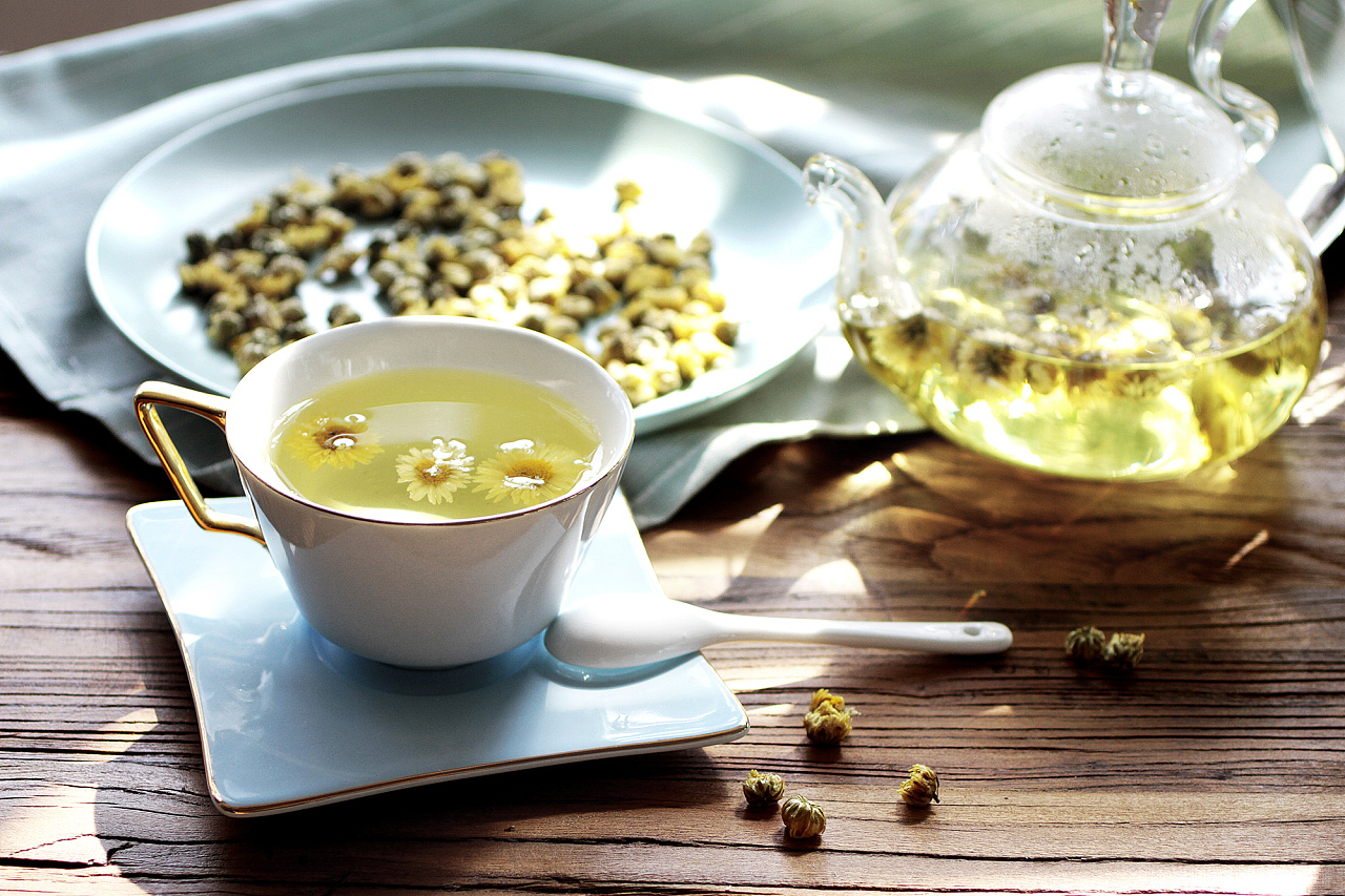 桐乡胎菊拍摄(花草茶系列)