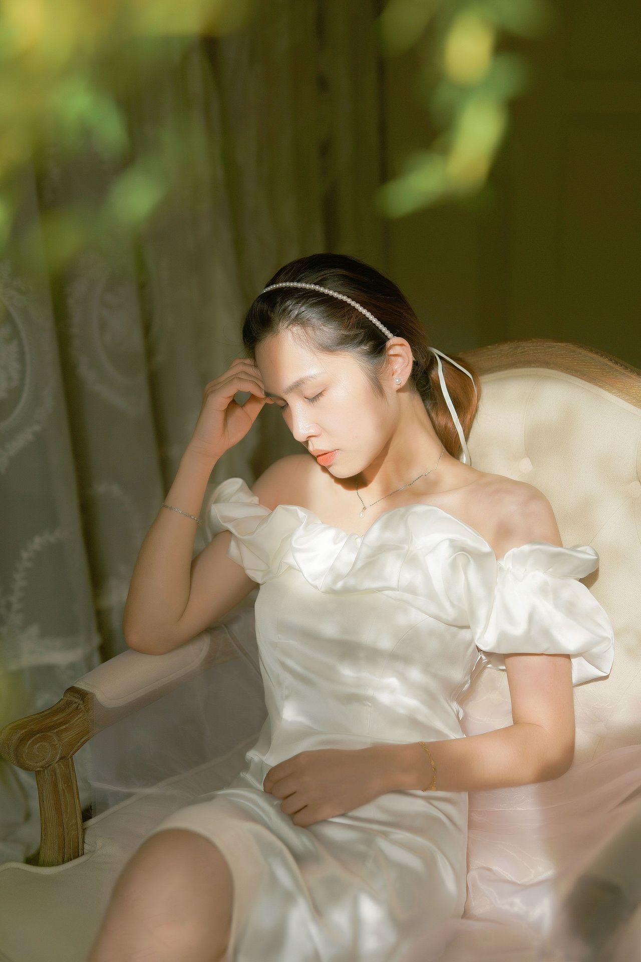 上海美女写真摄影法式复古风独白