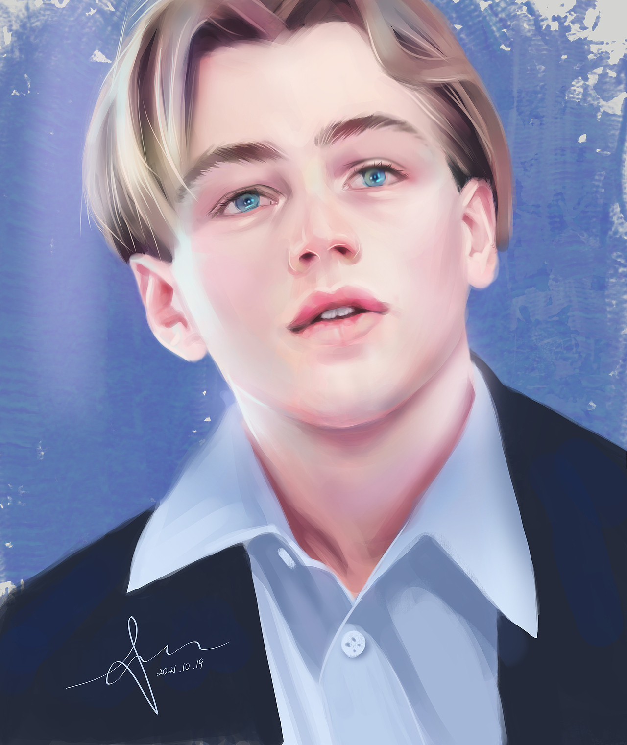 萊昂納多&孫藝珍（圖ZMjc0NTQ1NDQ4） - 藝術(shù)插畫 - 站酷設(shè)計師魔法少女GQ原創(chuàng)素材 - 站酷ZCOOL