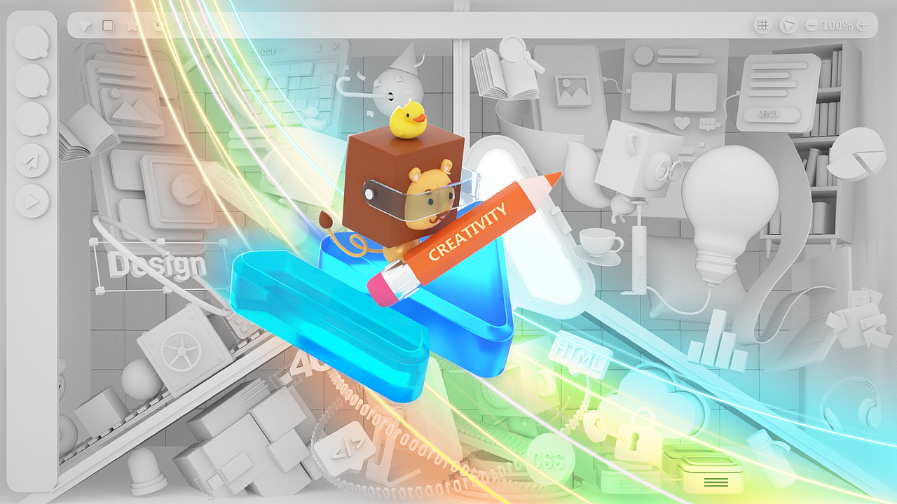 破界行动!MasterGo logo创意延展