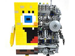 乐高 第三方 潮流创意 青年艺术家作品