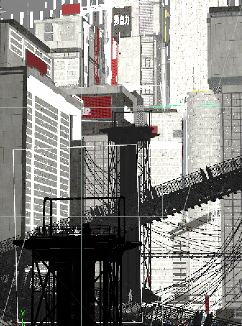 赛博朋克夜晚城市