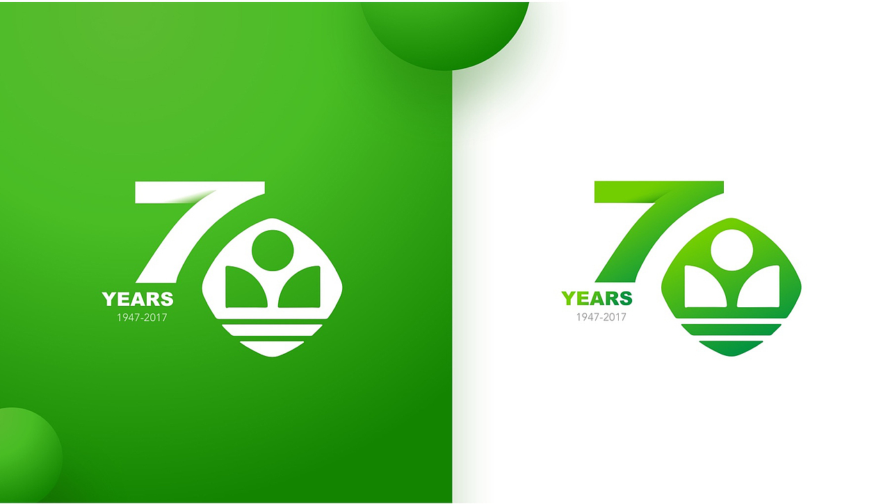 70周年logo提案（图ZOTk0MzIxMjg=） - PPT/Keynote - 站酷设计师刀刀刀刀少原创素材 - 站酷ZCOOL
