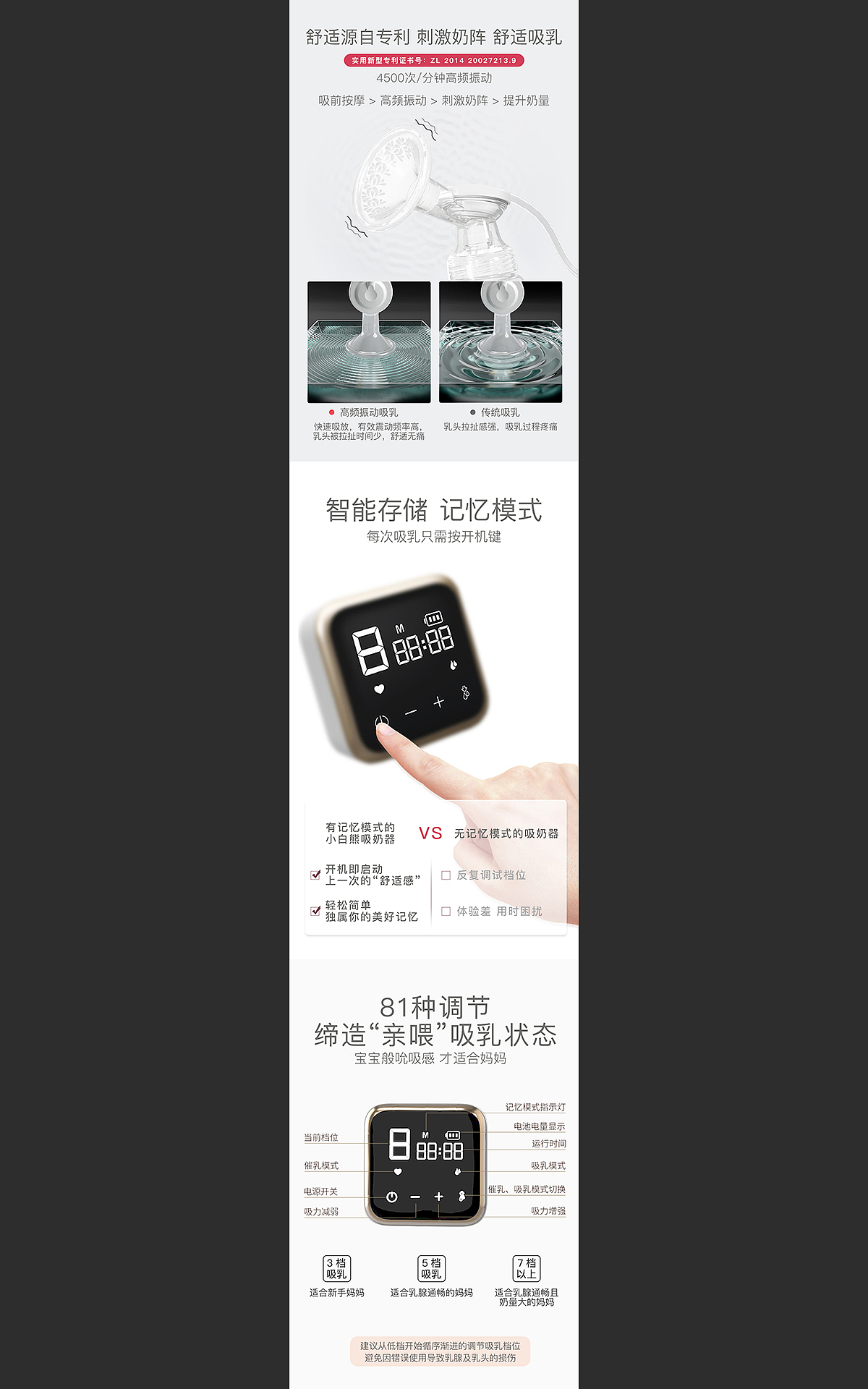 吸奶器详情制作（图ZMjE3MTA2MjQ0） - 电商 - 站酷设计师吾心所爱原创素材 - 站酷ZCOOL