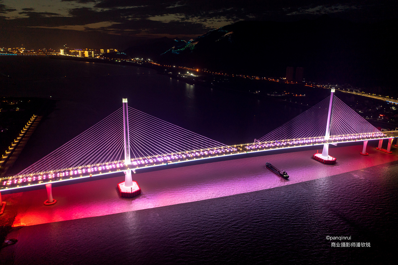 温州北汊大桥亮化项目拍摄