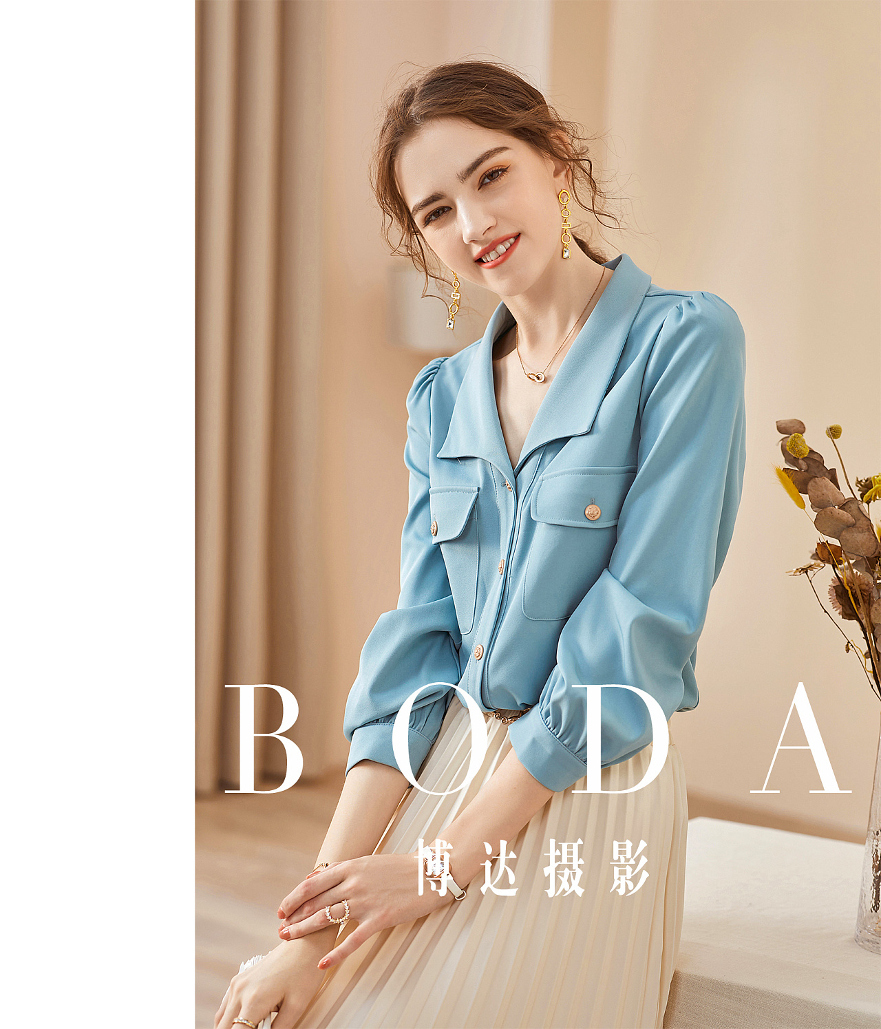 博达摄影--服装 雪纺衬衫