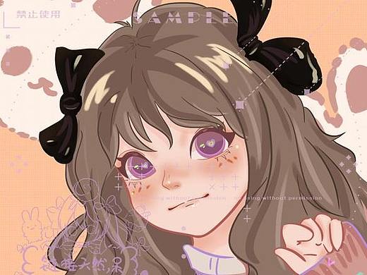 【鸭风头像】x 双蝴蝶结少女