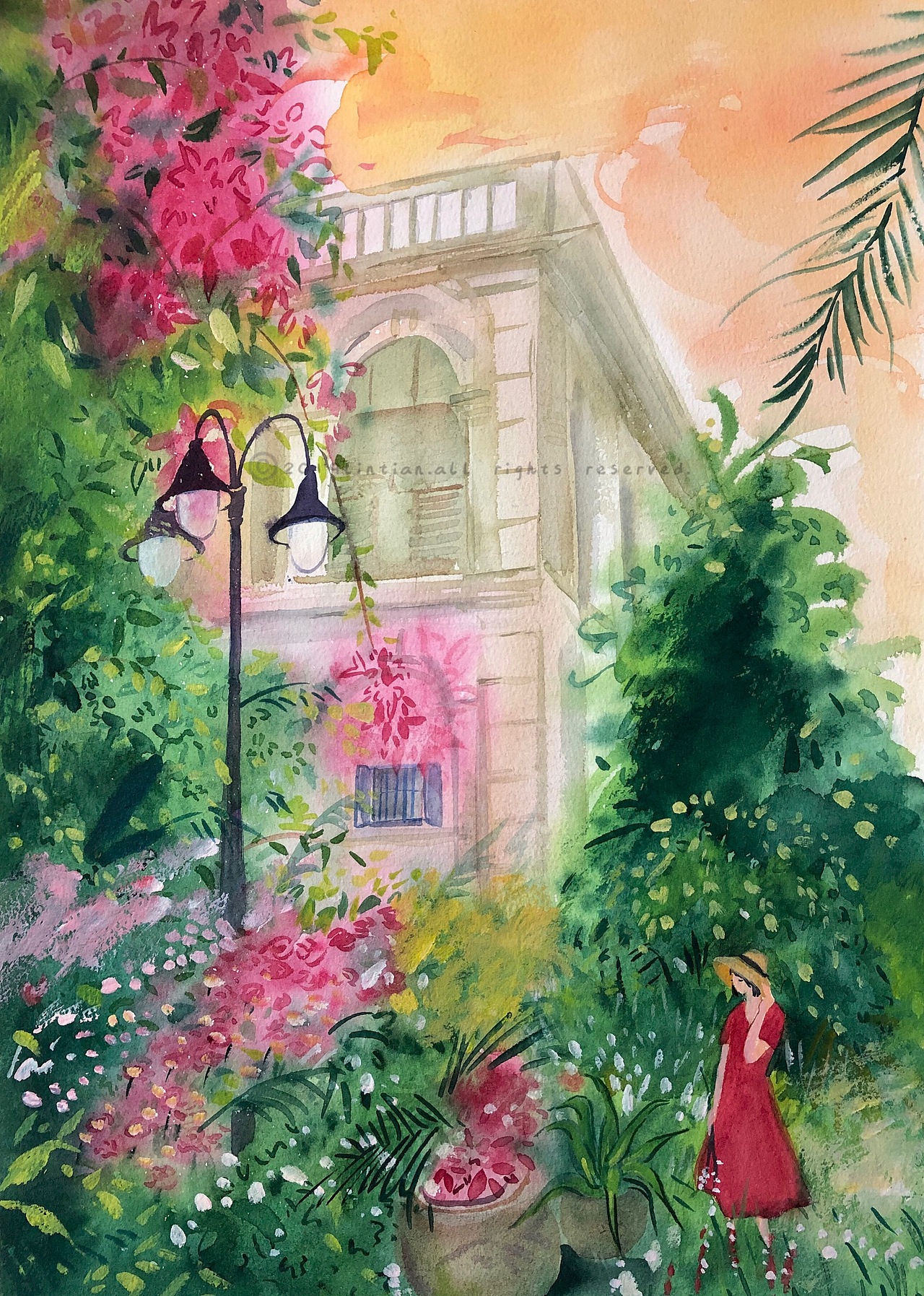 【鼓浪屿旅行插画+手绘记录】林田原创（图ZMTk2MTM0NzEy） - 创作习作 - 站酷设计师林田lisa原创素材 - 站酷ZCOOL