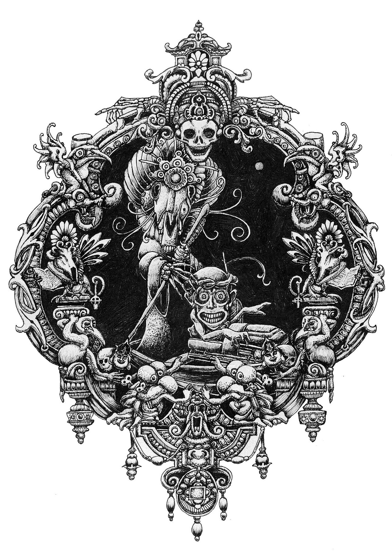 临摹手绘——钢笔点画（图ZOTM2NDY1ODA=） - 创作习作 - 站酷设计师温宏山原创素材 - 站酷ZCOOL