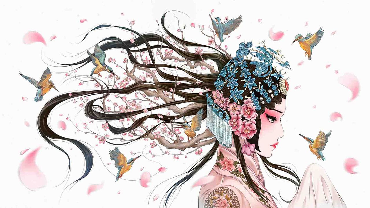 点翠（图ZNDEzOTAyNzI=） - 商业插画 - 站酷设计师迪迪葳原创素材 - 站酷ZCOOL