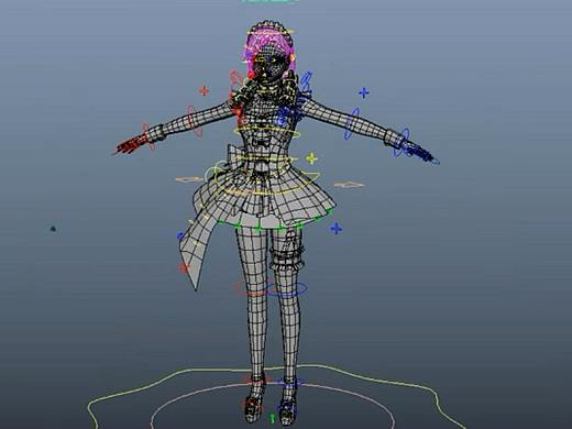 adv绑定系统 角色简单演示