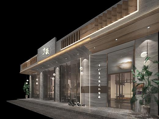 餐饮店外立面 门头设计