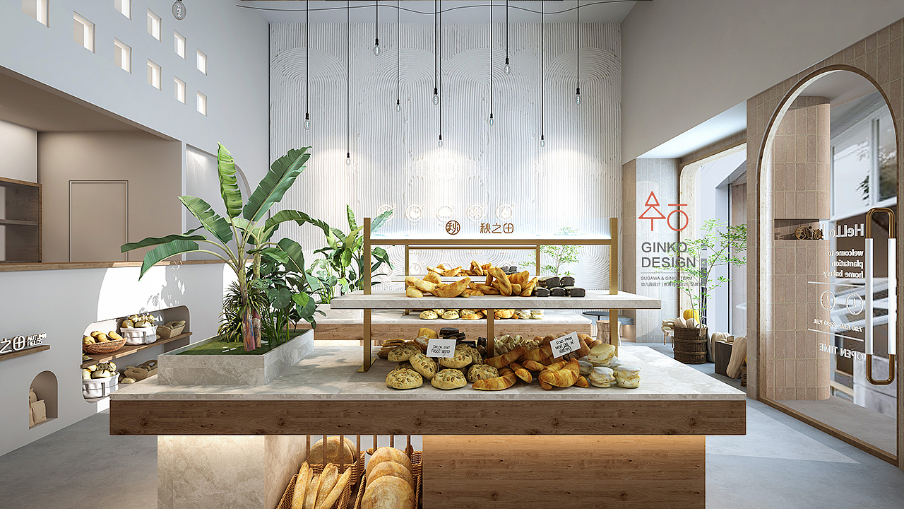 品牌设计 | 空间设计 | 餐饮 | 秋之田烘焙坊（图ZMjgzMDE4NDI4） - 品牌 - 站酷设计师宫城Ginko原创素材 - 站酷ZCOOL