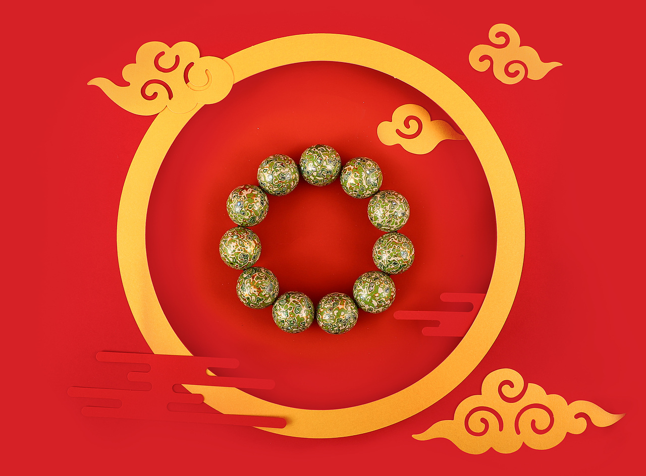 大漆手串手镯拍摄