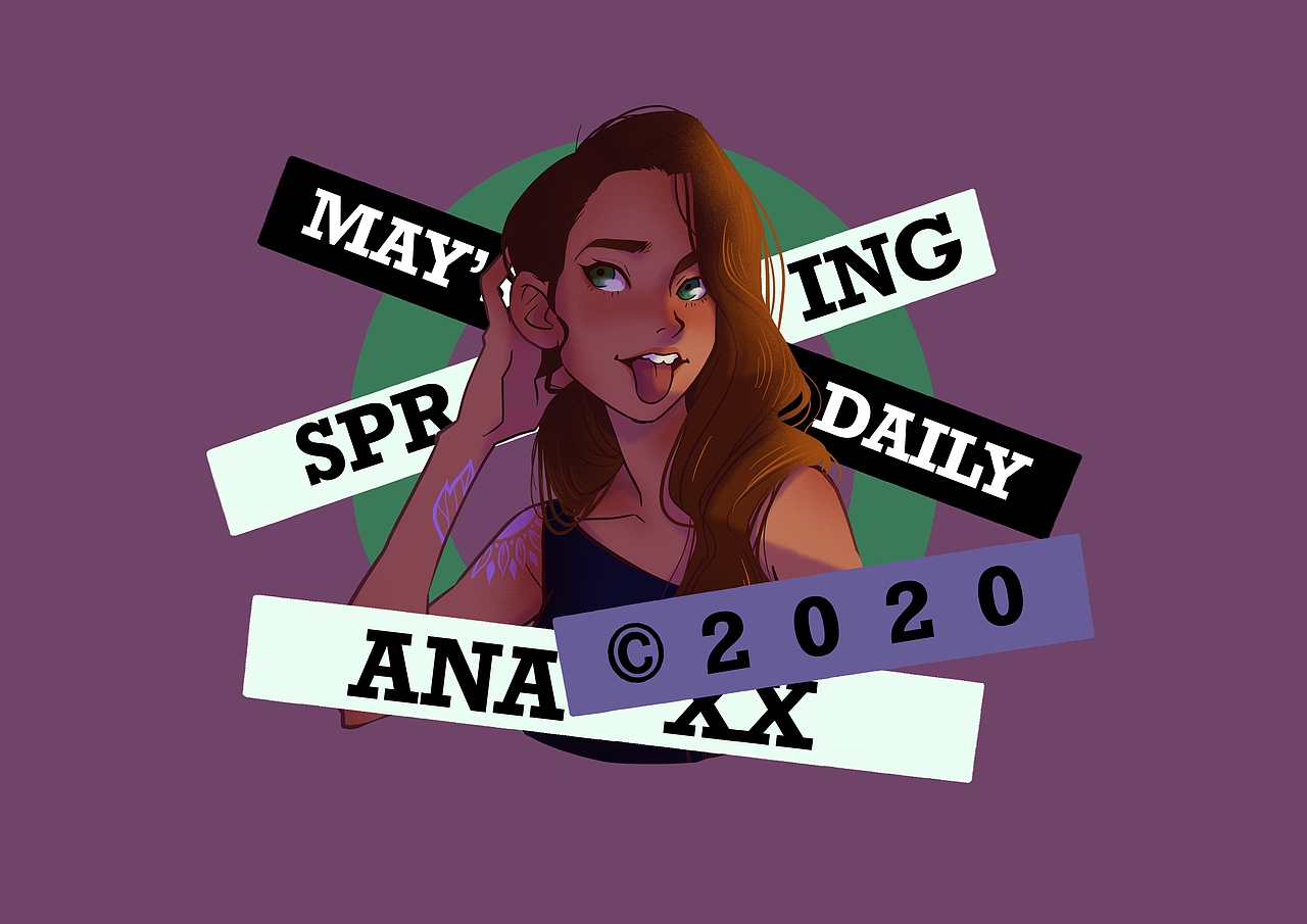 AnaXX2020年Q1小结:隔离期的惊喜,Procreate(图ZMjAxNjA5OTQ0) - 商业插画 - 站酷设计师AnaXX原创素材 - 站酷ZCOOL