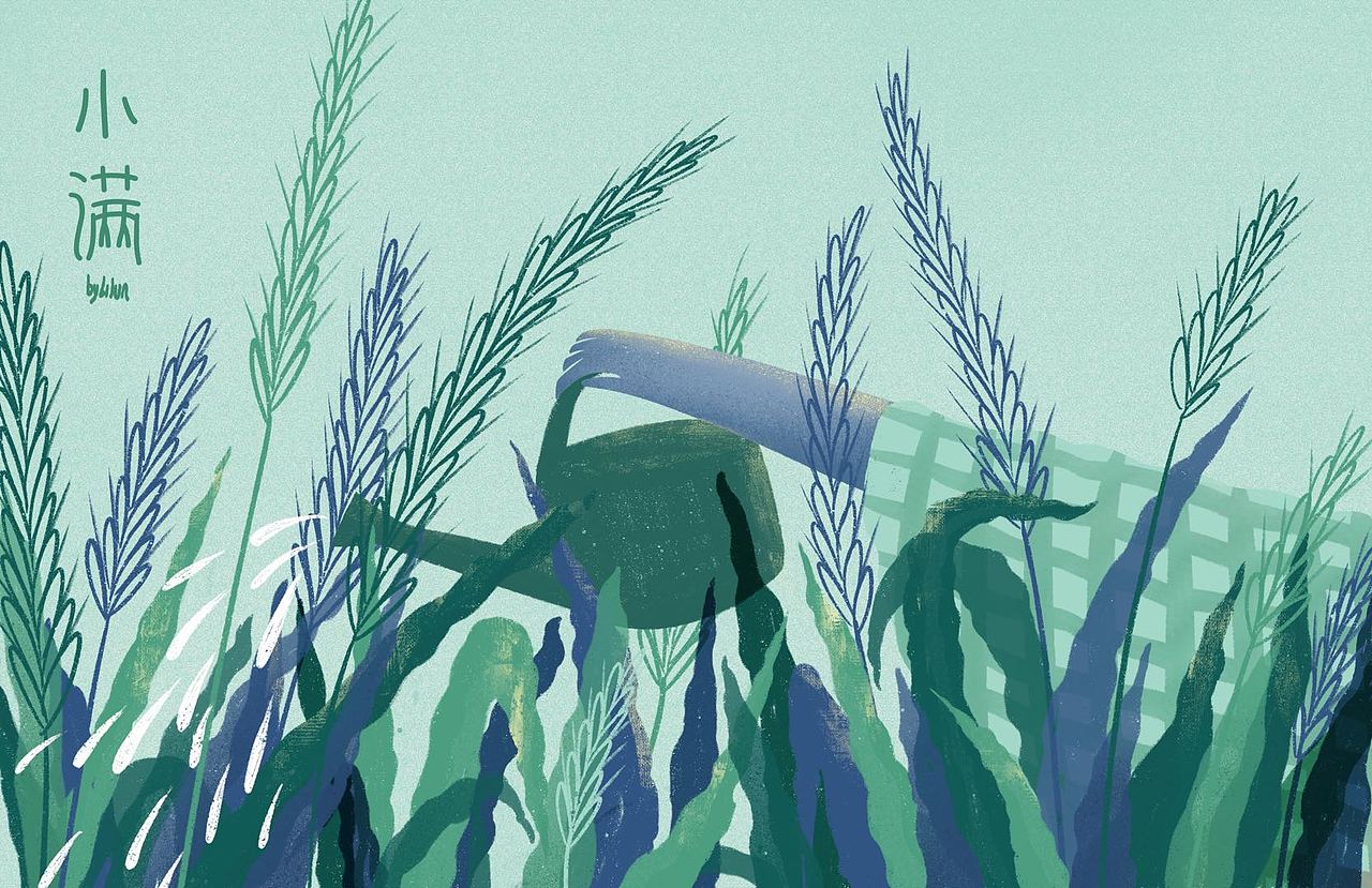 GREEN绿（图ZMTk2MTkxNzQ0） - 商业插画 - 站酷设计师A丽丽丽君原创素材 - 站酷ZCOOL