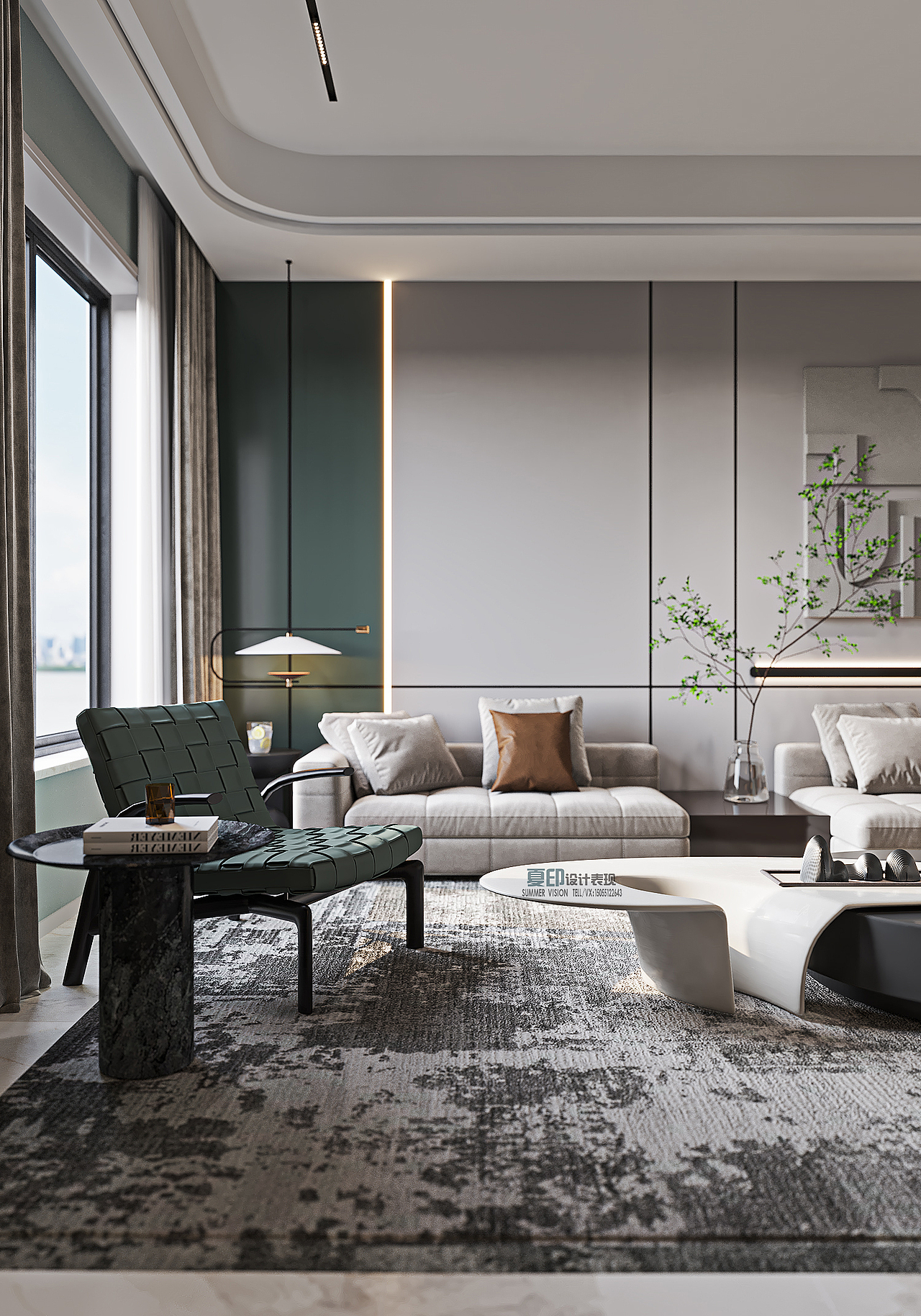 夏印设计表现//现代轻奢