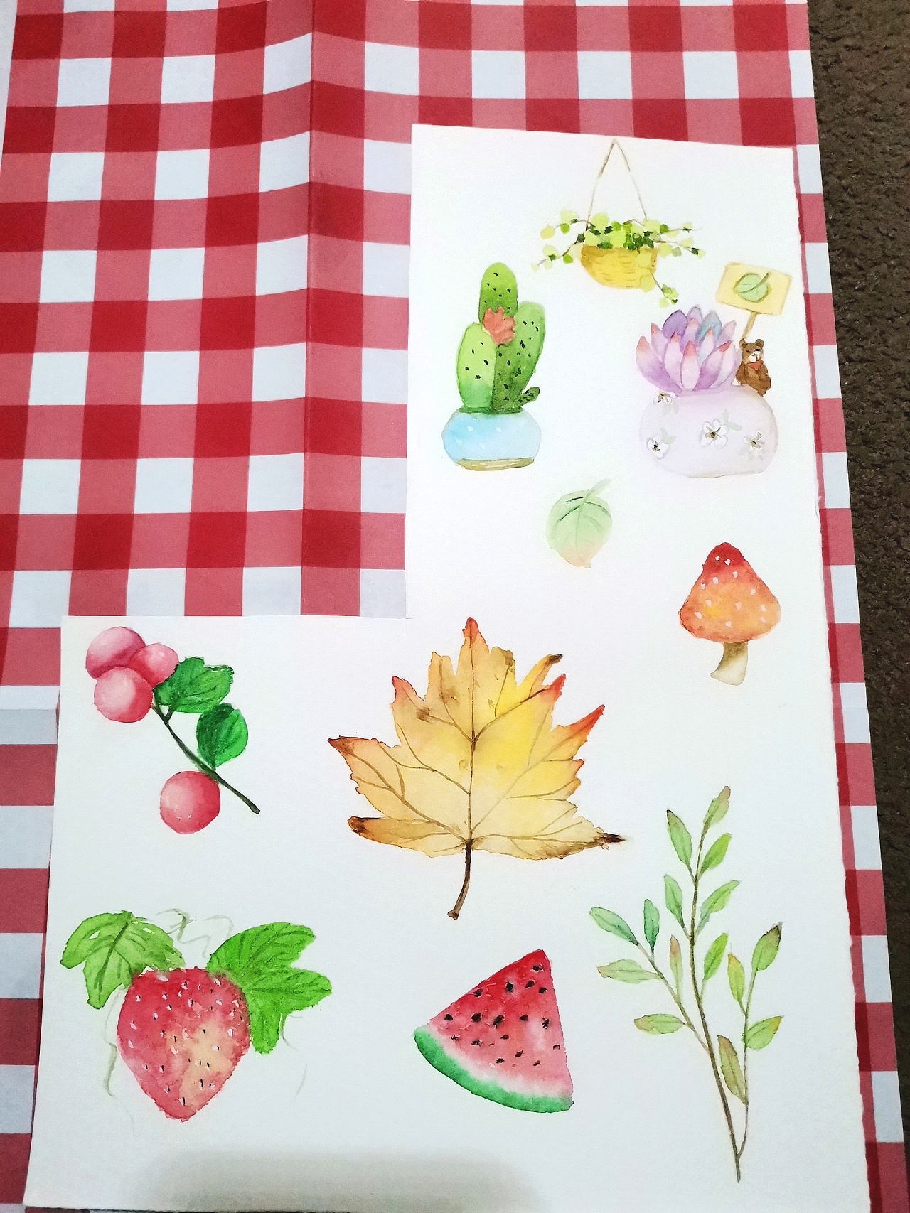 水彩…治愈系小物件