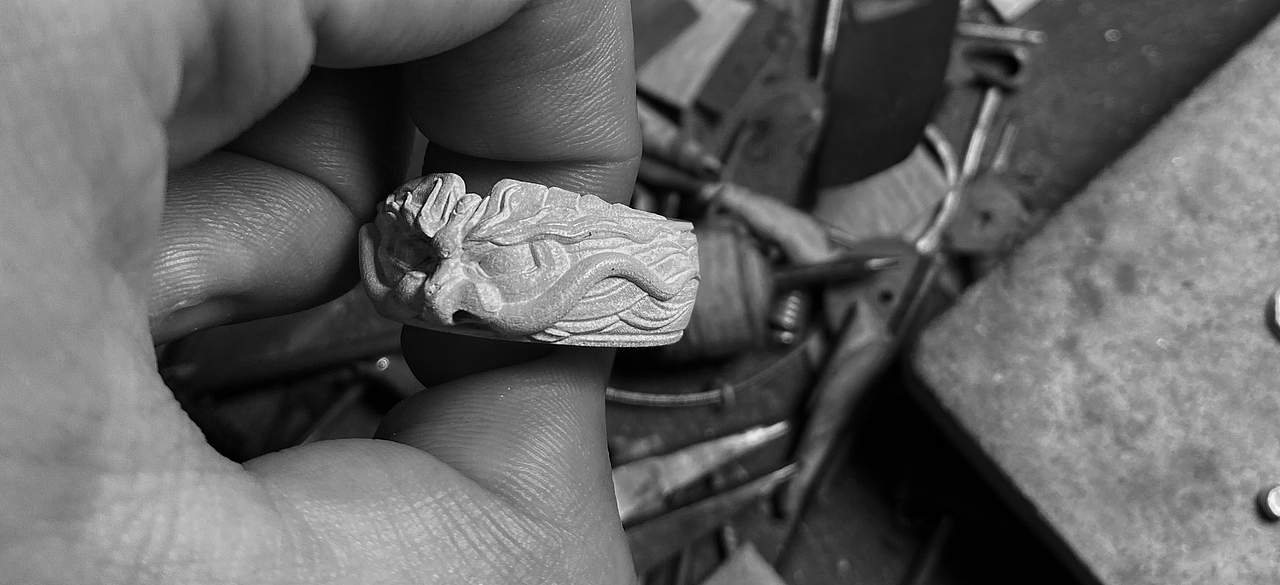 【琢器】琢·而成器-戒指·囚牛（图ZMjY3MTYyOTg4） - 首饰设计 - 站酷设计师元宝的爸爸原创素材 - 站酷ZCOOL