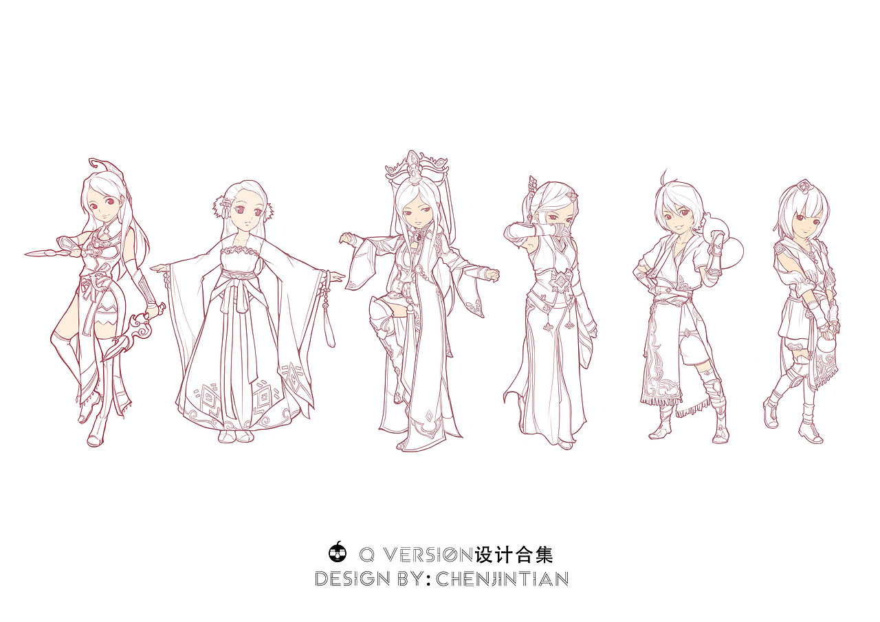 q版设定（图ZMTE5NTU4MDIw） - 其他动漫 - 站酷设计师肥仔添叔原创素材 - 站酷ZCOOL