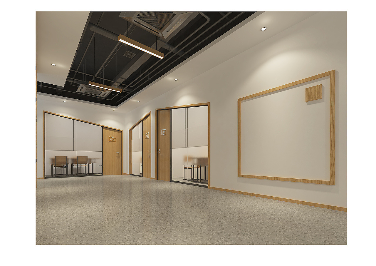 【教育空间】培训机构设计|现代简约培训机构设计装修（图ZMTY3MzQ1Njcy） - 家装设计 - 站酷设计师HC设计顾问公司原创素材 - 站酷ZCOOL