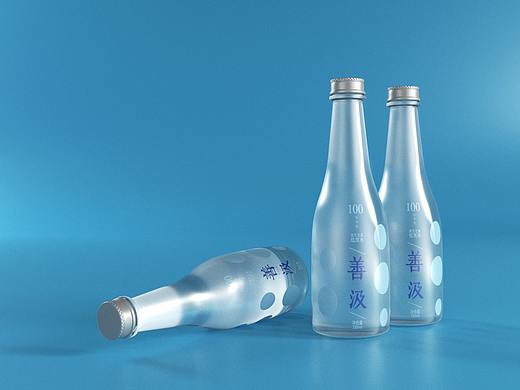 善汲轻氢分子水包装设计