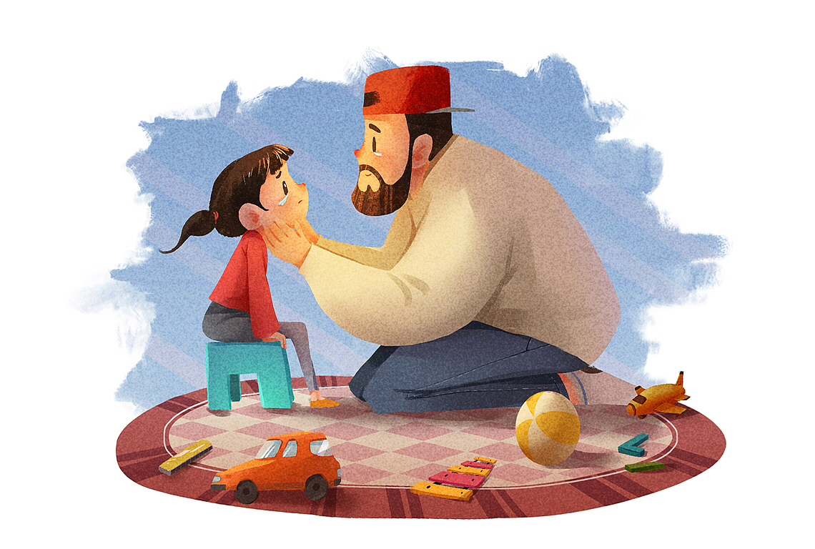 陪你成长的过程中,偶尔也会乌云密布。
有一次你发火砸玩具,<br>像一只四处喷火的小怪兽。<br>爸爸第一次看到这个情况,<br>没有冲着你吼,只是一直看着你,<br>直到你默默走到我身边。<br>爸爸抱住你轻轻问:你心里很难过吗?<br>你的眼泪夺眶而出,默默点点头。<br>那晚,爸爸跟四岁的你开始谈心了,<br>我们修好玩具,拉勾以后不要随便发火了。