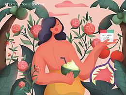 #my CLARINS 寻找天然好食肌#肌肤也爱冰淇淋