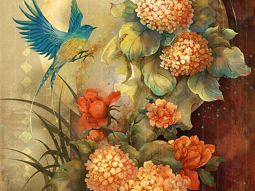 画个红色系,一张小稿件